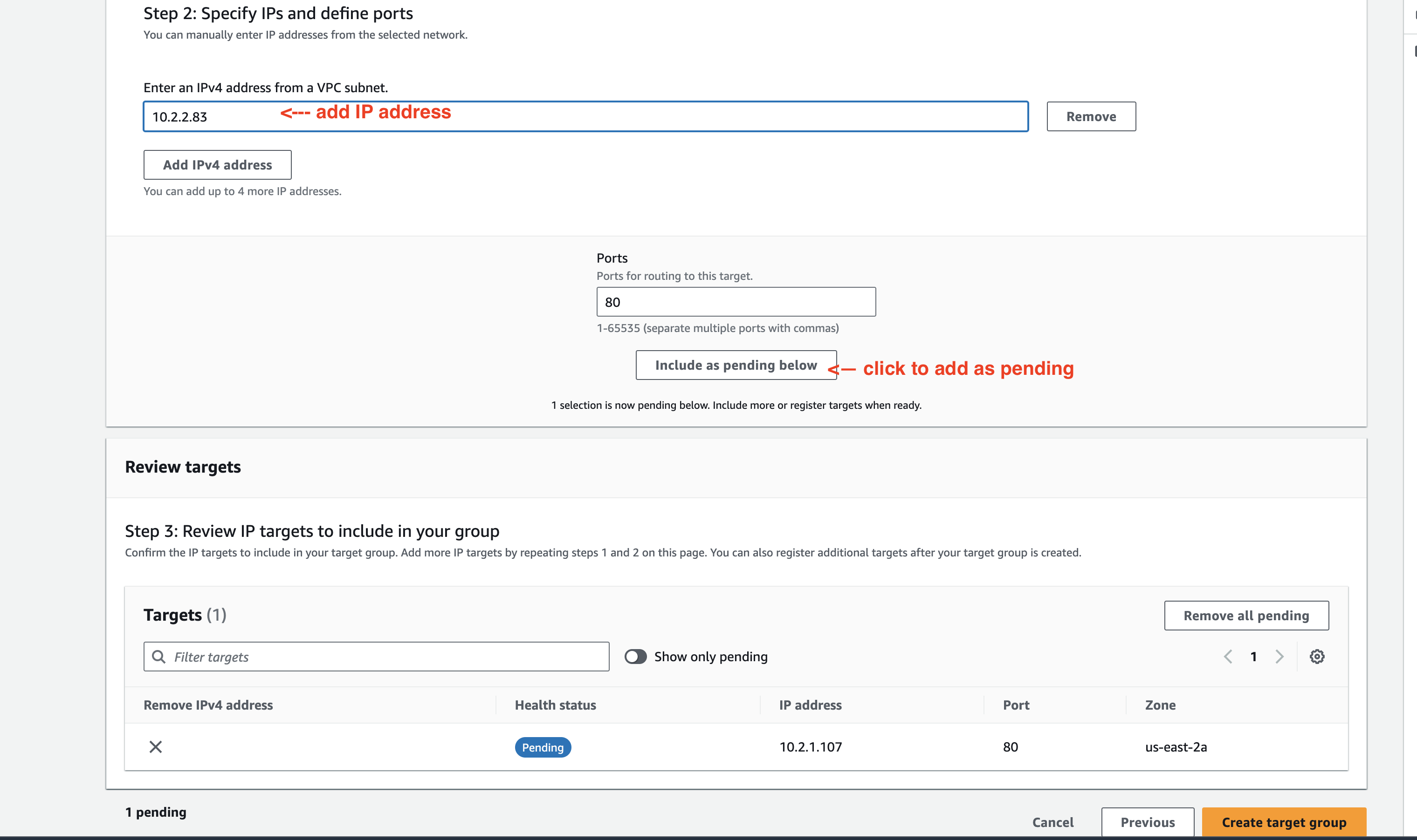 Figure: Specify SLO Interface IP Addresses