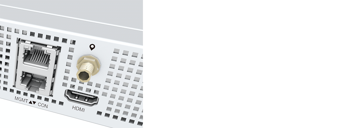 Figure: Console, Management, and HDMI Ports